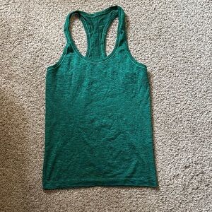 Women's Green Lululemon Racerback Tank Top